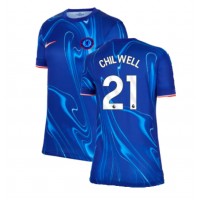 Camiseta Chelsea Ben Chilwell #21 Primera Equipación para mujer 2024-25 manga corta